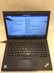 Lenovo ThinkPad T460 Laptop 14" Intel Core i3 6th Gen DAMAGED SCREEN -PP - Picture 1 of 6