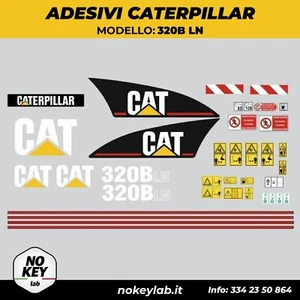 Caterpillar 320 B LN decalcomanie adesive kit Completo - Imagen 1 de 1