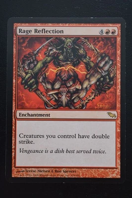 Magic The Gathering MTG RAGE REFLECTION Shadowmoor LP Lightly Played - Image 1 of 2