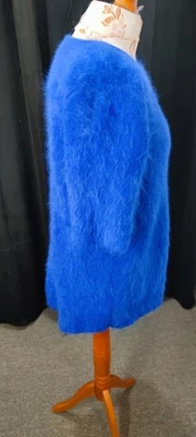 angora H&M blau pulli Gr 38 - Bild 1 von 4