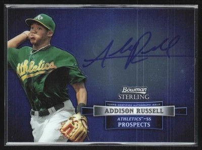 Addison Russell 2012 Bowman Sterling Prospect Autographs Auto D #BSAP-AR Oakland - Image 1 of 2