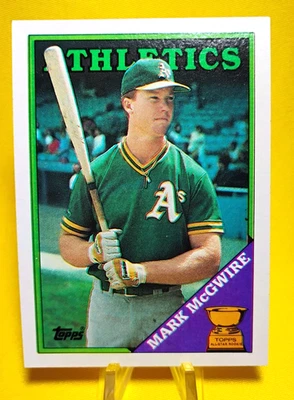 Topps Baseball 1988 #580 Mark McGwire ASR (A) Foto 1 de 3