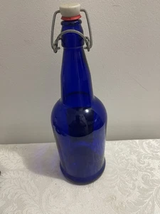 Vintage Ole' Doc Bell's Wizard Elixir Bottle, Cobalt Blue (Empty). EUC - Picture 1 of 6