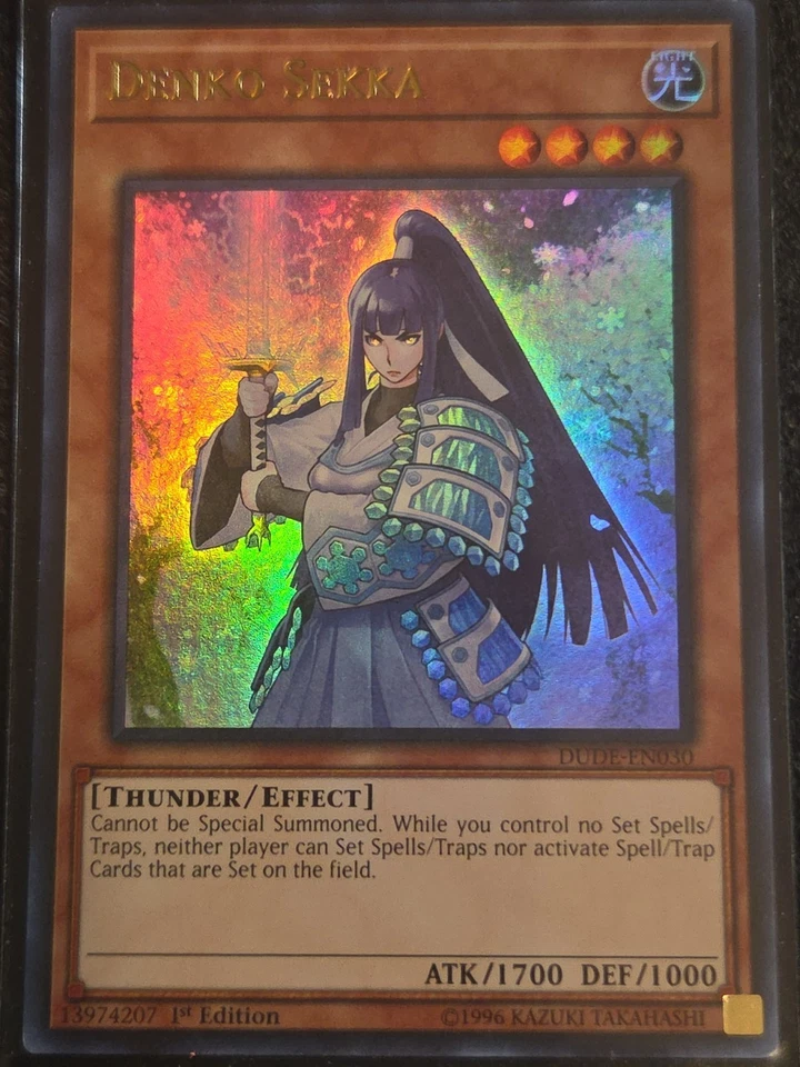 Yu-Gi-Oh! Denko Sekka 1st Ed. DUDE-EN030 Ultra Rare VLP x1 - Image 1 of 1