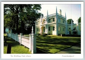 The Wedding Cake House Kennebunkport Maine Vintage 4X6 Postcard AF412 - Picture 1 of 2