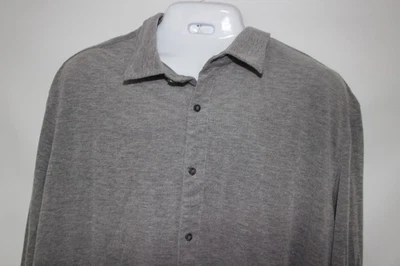 CHARLES RIVER GREY L/S Button-Up DRESS SHIRT SZ: 4XL 4X PRE-OWNED - Image 1 of 2