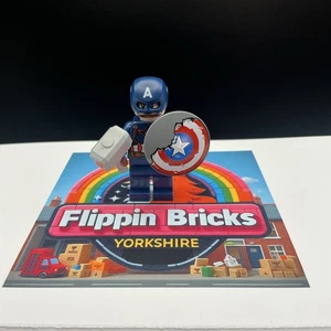 LEGO Captain America minifigure sh0736 Marvel Avengers Endgame Battle 76323 NEW - Picture 1 of 9