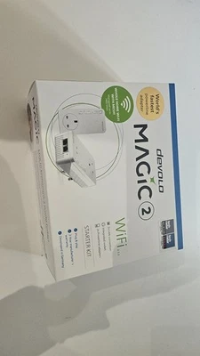 WiFi Booster  Award Winning Devolo Magic 2 WiFi Next Starter Kit | 2400Mbps  - Image 1 of 4