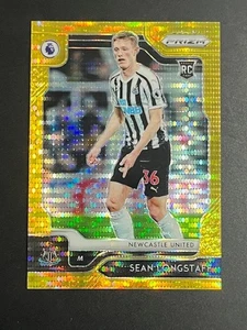 2019-20 PANINI BREAKAWAY PRIZM SEAN LONGSTAFF RC GOLD 6/10 NEWCASTLE UNITED - Picture 1 of 2