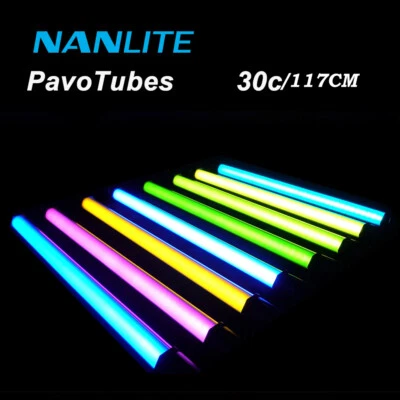 AU NanGuang Nanlite Pavotube 15C/30C LED Photography Light RGB Color 2700K-6500K - Image 1 of 4
