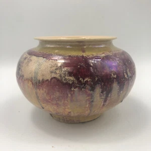 Laszlo Steiner MCM RAKU Art Pottery Small Vase Glazed 4” Tall - Picture 1 of 10