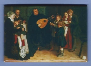 MARTIN LUTHER *2X3 FRIDGE MAGNET* GERMAN REFORMER LUTHERAN REFORMATION 95 THESIS - Picture 1 of 2