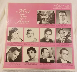 Meet The Artist COMP. VINYL (GOOD+) COVER EX / MOZART, BRAHMS, LISZT, SCHUMANN - Picture 1 of 7