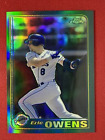 2001 Topps Chrome Refractor #92 Eric Owens San Diego Padres