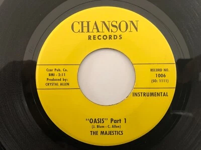 '62 Surf Jungle Instro 45 MAJESTICS Oasis CHANSON hear - Image 1 of 2