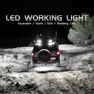 2x 3inch 240W LED Work Light Bar Spot Fog Lamp Offroad Driving Truck SUV ATV USA - Picture 1 of 12
