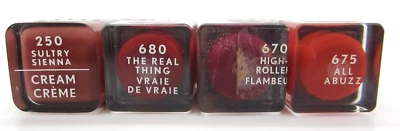 CoverGirl Lipstick Exhibitionist 670 High Roller 680 675 250 Sultry Sienna - Image 1 of 4