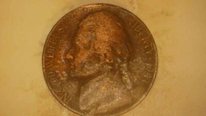 1941 S Nickle Clad Layer Error Copper Clad Nickle - Picture 1 of 15