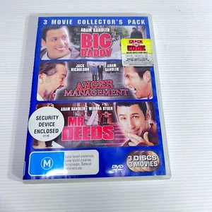 3 Movie Pack : Big Daddy / Anger Management / Mr Deeds 3-Disc set - Picture 1 of 4