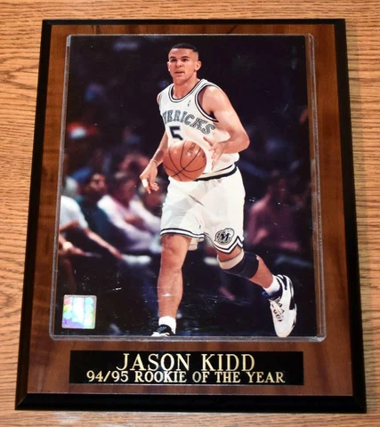 Jason Kidd Dallas Mavericks Plaque with 8x10 Photo & Name Plate - 94/95 ROY Cover