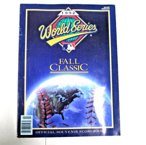 World Series Fall Classic Official Souvenir Scorebook Pirates vs. Braves 1992 - Bild 1 von 8