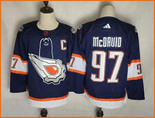 Connor McDavid #97 Navy Edmonton Oilers Stitched Hockey Jry Men's Fan Made