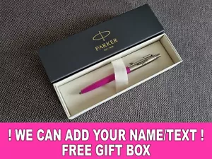 Bolígrafo Parker Jotter grabado personalizado magenta, rosa bebé, violeta caja de regalo gratis - Imagen 1 de 17