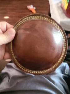 Leder doppelt genäht 8" Sandsack für Metallarbeiten. - Bild 1 von 4