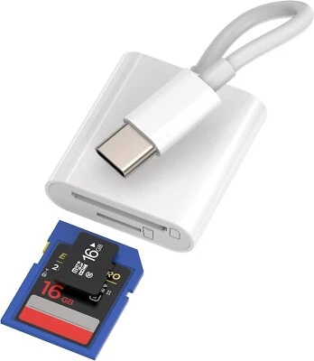 USB-C To SD Card SDXC Reader Adapter Type-C For iPad 10 Pro mini 6 Air 5 Macbook - image 1 of 4