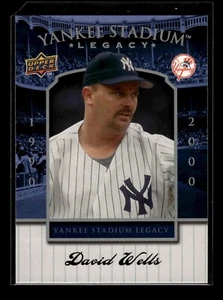 Upper Deck Yankee Stadium Legacy #82 2008 David Wells (Nuevo) (Bas) - Imagen 1 de 2