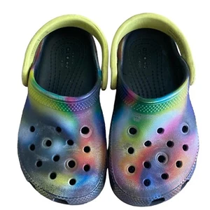 Crocs Kid’s Size C9 Slip On Multi-Color Shoes - Picture 1 of 3