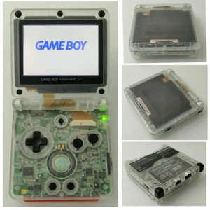 Nintendo Game Boy Advance GBA SP Transparent Clear System AGS 101 Brighter NEW - Picture 1 of 1
