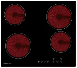 Cookology Ceramic Hob 60cm Electric Built-in & Touch Controls - Black TCH601 - Picture 1 of 12