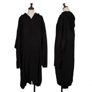 Yohji Yamamoto collections Draped Double Zip Hoodie Coat Size 1(K-136384) - Picture 1 of 12