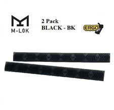 Ergo M-lok Wedgelok Panels 4-slot Mlok Rail Handguard Covers - Black -2 Pack New