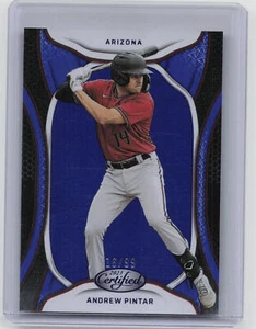2023 Panini Chronicles #21 Andrew Pintar Certified Blue #/99 - Picture 1 of 2