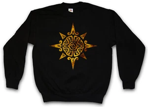 AZTEC POWER PULLOVER SWEATSHIRT Indians Indian Sign Culture Mayans Religion - Picture 1 of 1
