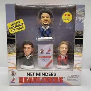 Headliners Net Minders 1998/99 Hockey Figures Hasek Osgood Kolzig NHL NHLPA - Picture 1 of 6