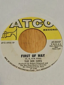 The Bee Gees - "First Of May"/"Lamplight" 45  *1969.  ATCO Records # 45-6657 - Picture 1 of 2