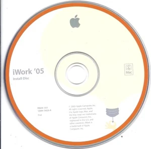 Apple iWork '05 Trial Install DVD 1Z691-5423-A - Picture 1 of 1