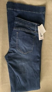Pantalones de mezclilla para mujer JUSTFAB Fabulous acampanados pierna ancha talla 27 - Imagen 1 de 6