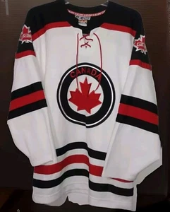 Rare Vintage CCM Team Canada Olympic Big Logo Hockey Jersey 42 - Picture 1 of 4