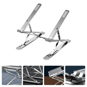 Aluminum Alloy Heat Sink Laptop Holder Stand Portable Computer Rack Cooling - Afbeelding 1 van 12