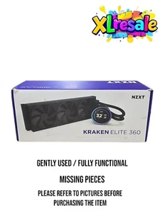 Refroidisseur liquide NZXT Kraken Elite RGB 360mm RL-KR36E-B2 avec écran 2,72" 60FPS - - Photo 1/12