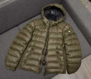 Authentic Men's Prada Quilted Down Puffer Hooded Jacket Size 50,US 40,~M - Picture 1 of 19