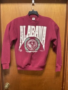 University Of Alabama Sweatshirt Fruit Of The Loom Size L - Picture 1 of 6