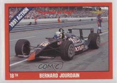 1992 Collegiate Collection Legends of Indy Bernard Jourdain #19 - Image 1 of 2