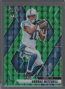 Adonai Mitchell 2025 Panini Mosaic Green Prizm Colts - Picture 1 of 2