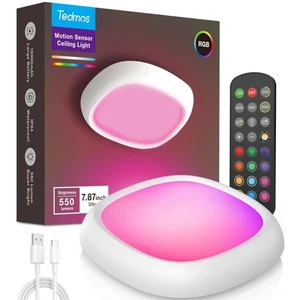 Rechargeable IP54 Waterproof Shower Light Indoor, 12000mAh Motion Sensor Wireles - Picture 1 of 11