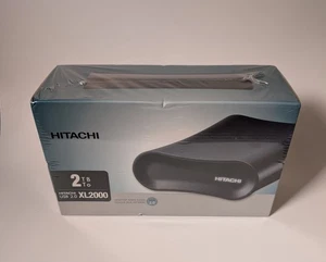 NEW & SEALED: Hitachi XL2000 2TB Desktop USB 2.0 External Hard Disk Drive Black - Picture 1 of 2